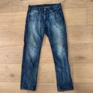 Levi's 514 Dark Blue Straight Jeans